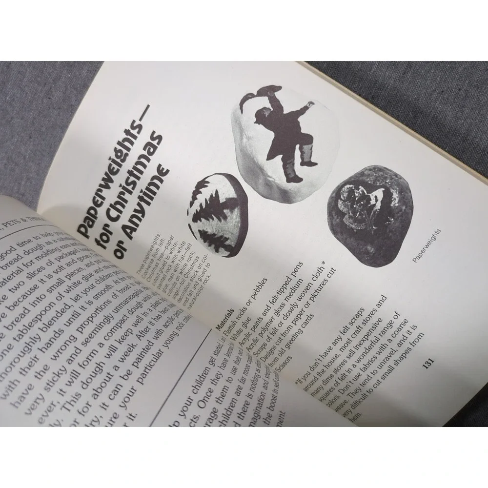 Pebble People, Pets & Things Quick & Easy Rock Craft Projects Peter K. Vane 1977